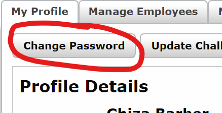Create a New Password: